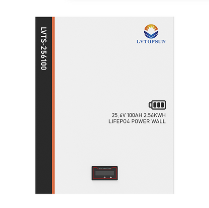 LVTOPSUN LVT5-256100 LiFePO4 Power Wall (2.56kWh)