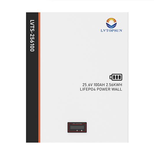 LVTOPSUN LVT5-256100 LiFePO4 Power Wall (2.56kWh)