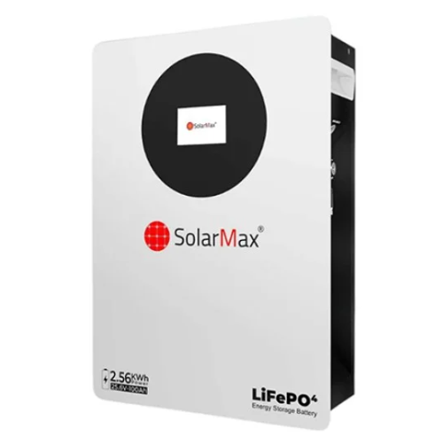 SOLARMAX SM-LFP-24100 2.56KWH LITHIUM ION BATTERY 24V 100AH