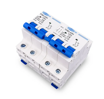 Tomzn AC 2P+2P MTS Dual power Manual transfer switch Circuit breaker MCB 50HZ/60HZ Change Over